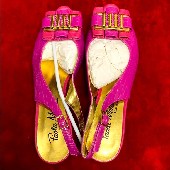 Paola Melani Italian Shoe &’ Bag Set - Size 40/9.5 - Picture 2 of 5